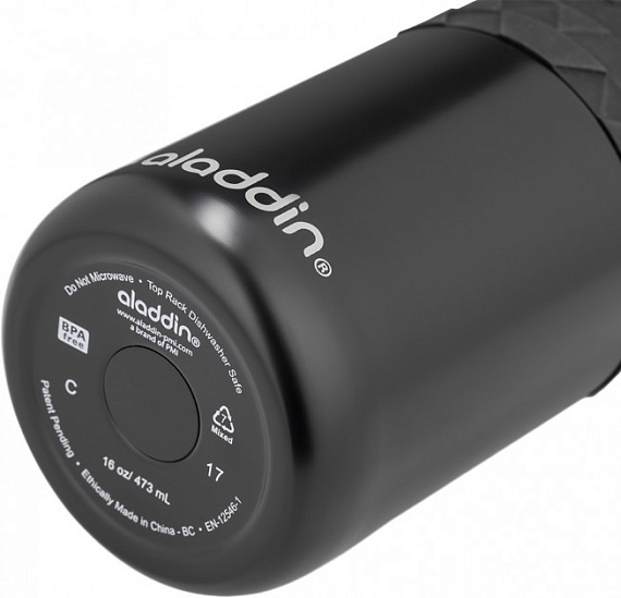 Термокружка Aladdin 470 Easy Grip Leak-Lock Black - Фото 5 большая