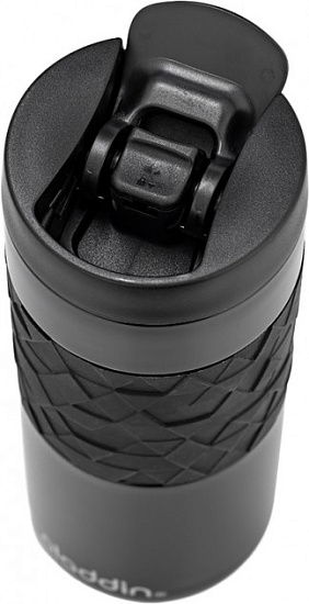 Термокружка Aladdin 470 Easy Grip Leak-Lock Black - Фото 8 большая