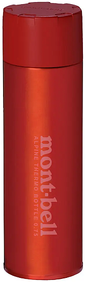 Термос Montbell Alpine Stainless 750 Red - Фото 1 большая