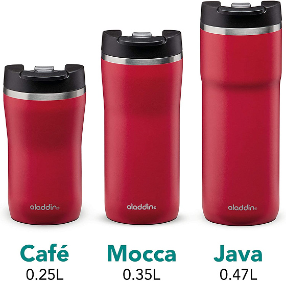 Термокружка Aladdin 350 Mocca Leak-Lock Cherry Red - Фото 5 большая