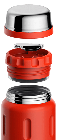 Термос Bobber Jerrycan-700 Cayenne Red - Фото 3 большая