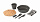 Набор посуды Robens Leaf Meal Kit Antracite - Фото 1 малая
