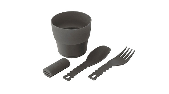 Набор посуды Robens Leaf Meal Kit Antracite - Фото 5 большая