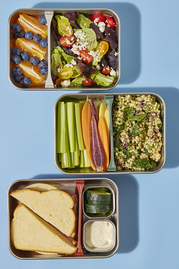 Набор ланч-боксов Klean Kanteen Family Set (Big Meal, Lunch, Snack) Sea Spray - Фото 13 большая