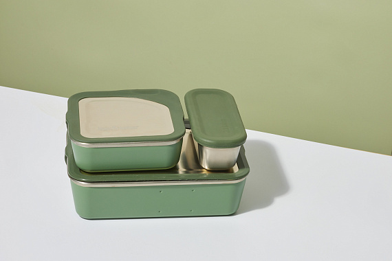 Набор ланч-боксов Klean Kanteen Family Set (Big Meal, Lunch, Snack) Sea Spray - Фото 14 большая