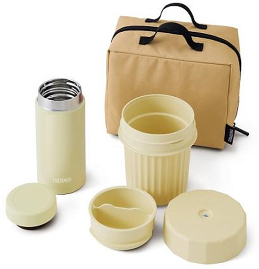Набор Thermos Термос+контейнеры+чехол JEC-1000 Beige - Фото 2 большая