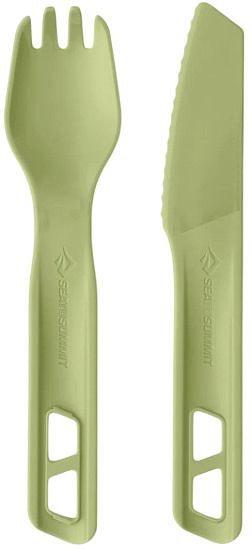 Набор столовых приборов Sea to Summit Horizon Cutlery Set (2 piece) Light Green - Фото 1 большая