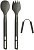 Набор столовых приборов Sea to Summit Frontier UL Cutlery Long Handle Set (2 piece) Grey - Фото 1 малая