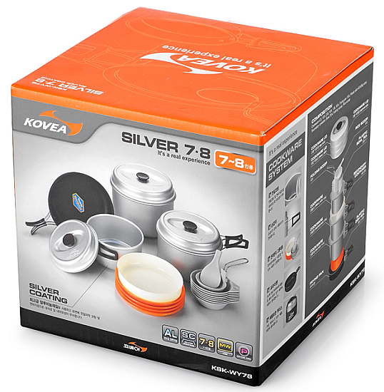 Набор посуды Kovea Silver 7-8 - Фото 10 большая