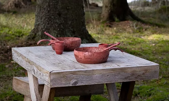 Набор посуды Kupilka Start The Day Craft Box Cranberry - Фото 2 большая