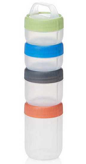 Модульная система хранения Humangear Stax S Clear/Spectrum - Фото 2 большая