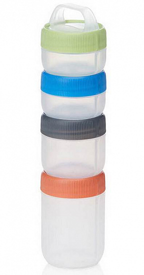 Модульная система хранения Humangear Stax S Clear/Spectrum - Фото 1 большая