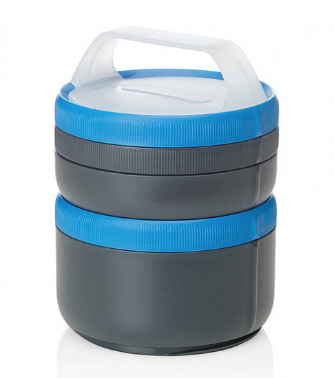 Модульная пищевая система хранения Humangear Stax XL Gray/Blue - Фото 1 большая