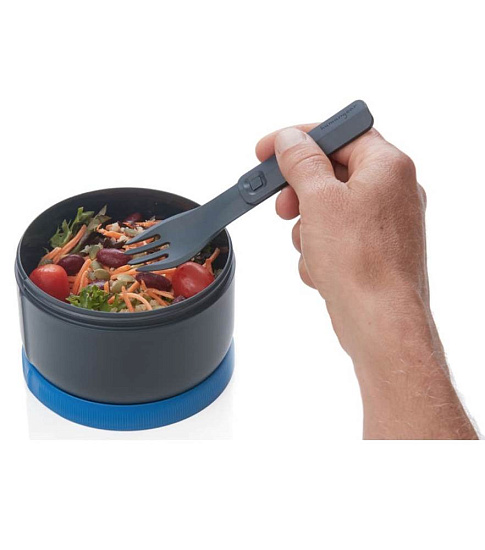 Модульная пищевая система хранения Humangear Stax XL Gray/Blue - Фото 4 большая