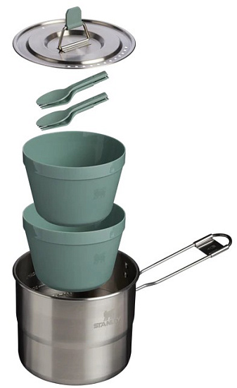 Набор посуды Stanley Go Cook Set Зеленый - Фото 4 большая