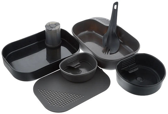 Набор посуды Wildo Camp-A-Box Complete Black - Фото 2 большая