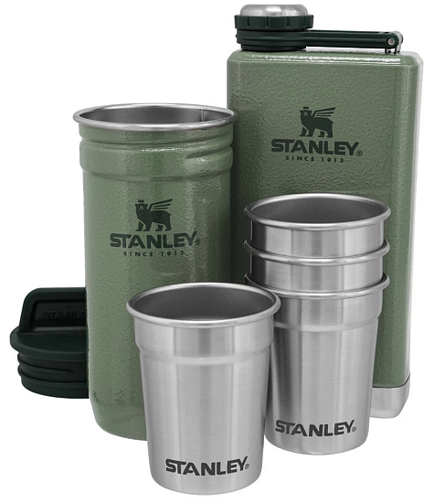 Набор стопок Stanley Adventure c флягой Зеленый - Фото 2 большая