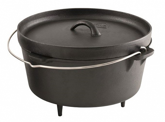 Котелок Robens Carson Dutch Oven 8,2 л Black - Фото 1 большая