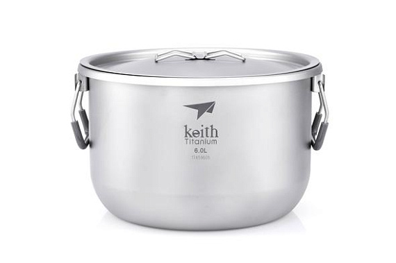 Кастрюля Keith Titanium Casserole 6 л - Фото 2 большая