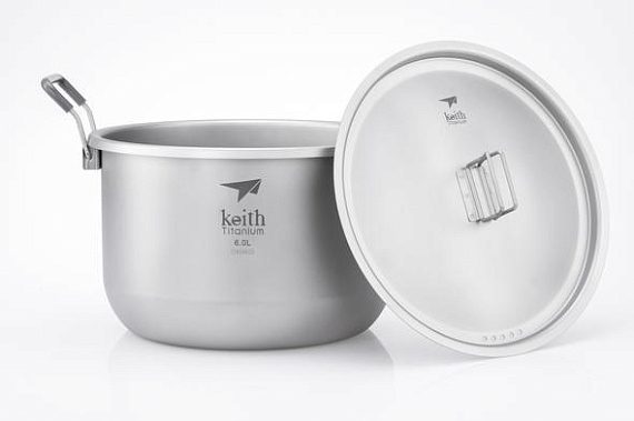 Кастрюля Keith Titanium Casserole 6 л - Фото 3 большая