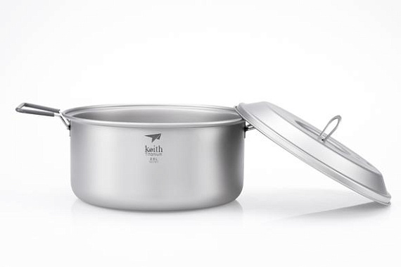 Кастрюля Keith Titanium Casserole 2.5 л - Фото 3 большая