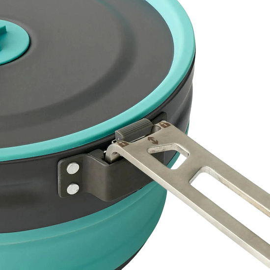 Ковш Sea to Summit Frontier UL Collapsible Pot Light Blue - Фото 3 большая