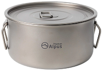 Котелок Alpus титановый с крышкой ALP893 2,2л