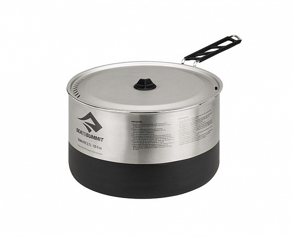 Кастрюля Sea to Summit Кастрюля Sigma Pot 3.7 L Silver - Фото 1 большая