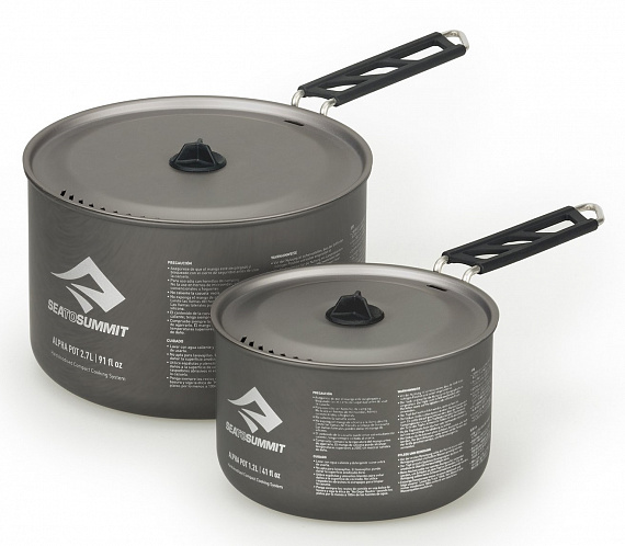 Набор посуды Sea to Summit Alpha 2.0 Grey - Фото 1 большая