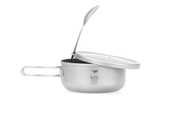 Котелок Keith Titanium 800 мл - Фото 10 большая