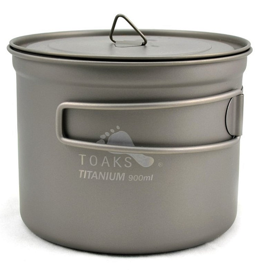 Котелок Toaks Titanium 900 мл - Фото 2 большая