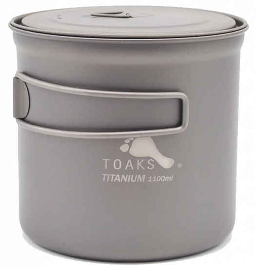 Котелок Toaks Titanium 1100 мл - Фото 1 большая