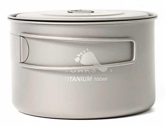 Котелок Toaks Light Titanium 700 мл - Фото 1 большая