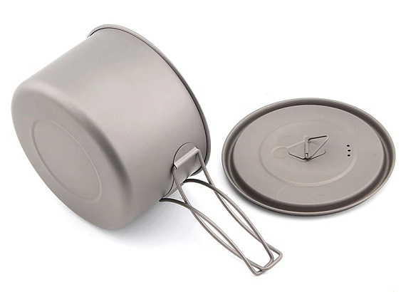 Котелок Toaks Light Titanium 700 мл - Фото 7 большая