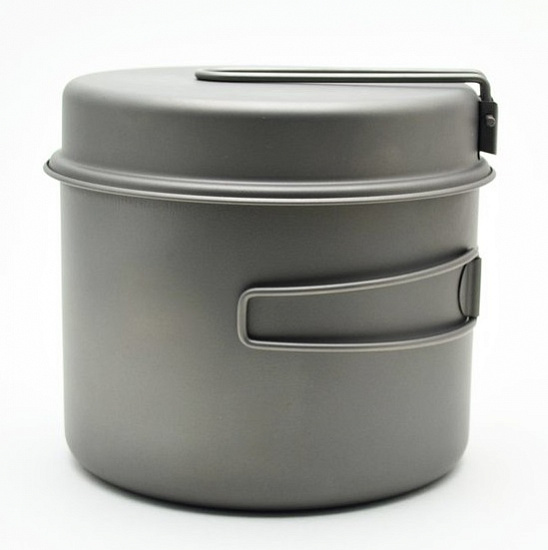 Котелок Toaks Titanium 1600 мл Pot with Pan - Фото 1 большая