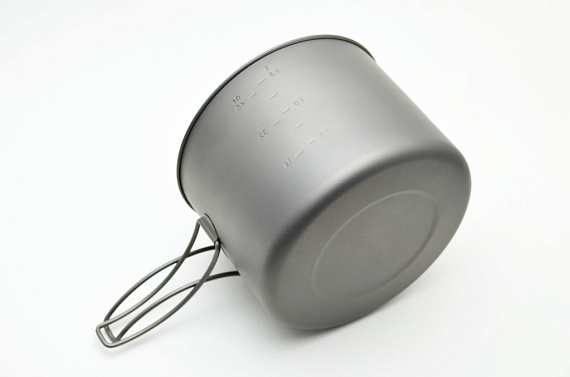 Котелок Toaks Titanium 1600 мл Pot with Pan - Фото 3 большая