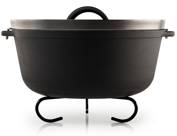 Чугунок с подставкой GSI Litecast Dutch Oven 7 Qt - Фото 2 большая