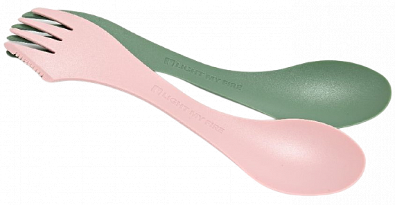 Набор ловилок для левшей Light My Fire Original Left Bio Sandy Green/Dusty Pink - Фото 1 большая