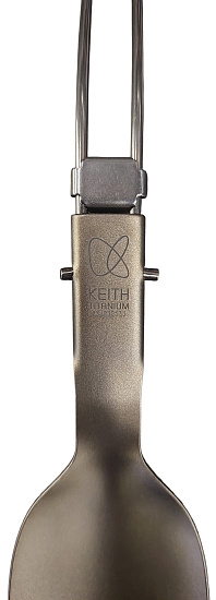 Складная ложка глубокая Keith Titanium Ultralight - Фото 3 большая