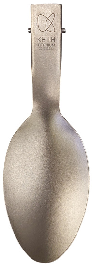 Складная ложка глубокая Keith Titanium Ultralight - Фото 4 большая