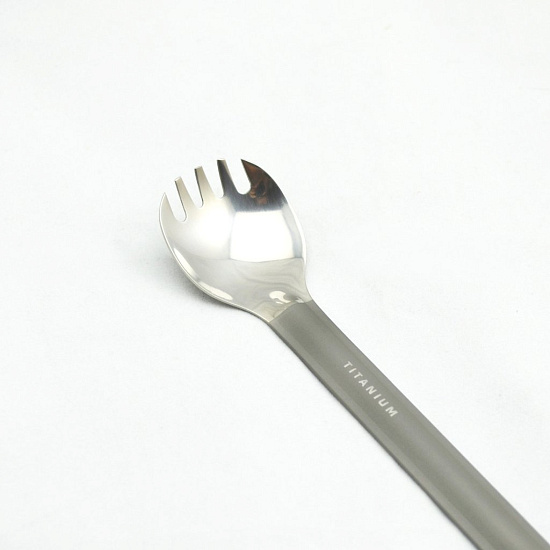 Ложка-вилка Toaks Titanium Long - Фото 2 большая