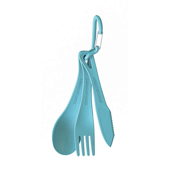 Столовые приборы Sea to Summit Delta Cutlery Set Pacific Blue - Фото 3 большая