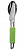 Столовые приборы Primus Leisure Cutlery Lime  - Фото 1 малая