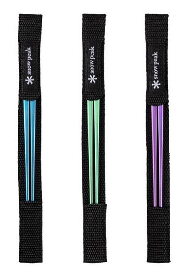 Палочки для суши Snow Peak Titanium Chopsticks Purple - Фото 2 большая