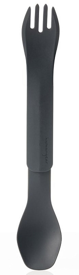 Набор ложка+вилка Humangear GoBites Duo Gray - Фото 2 большая
