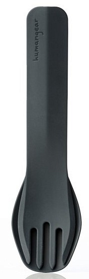 Набор ложка+вилка Humangear GoBites Duo Gray - Фото 3 большая
