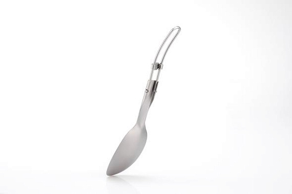 Складная ложка Keith Titanium Folding Spoon - Фото 5 большая