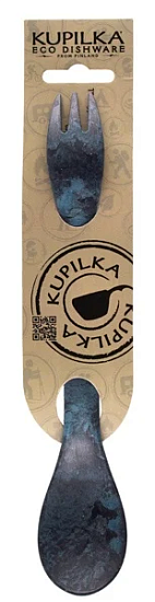 Ложка-вилка Kupilka 225 Blueberry - Фото 2 большая