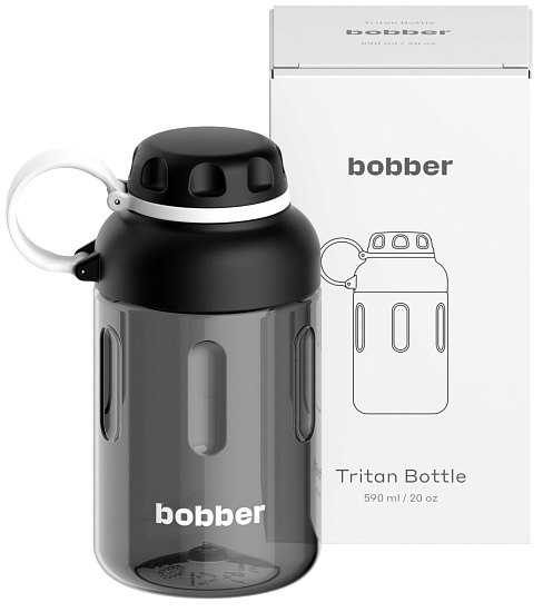Бутылка Bobber Tritan-590 Black Coffee - Фото 4 большая