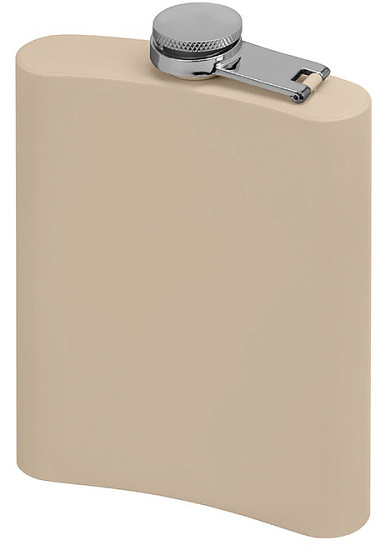 Фляга Oasis Remarque soft touch 240мл Бежевый - Фото 3 большая